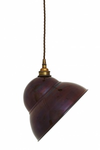 Antique Brass Angled Pendant Light